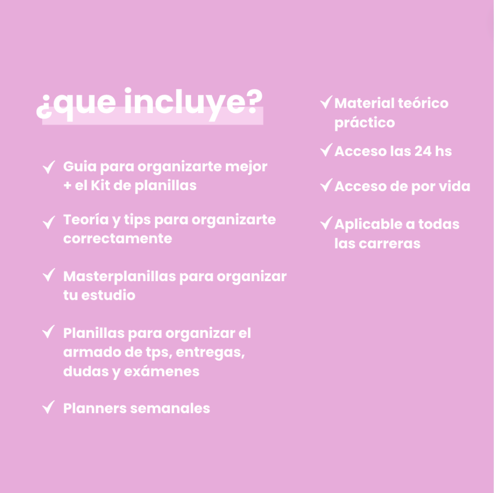 Combo organizate y triunfá - Imagen 2