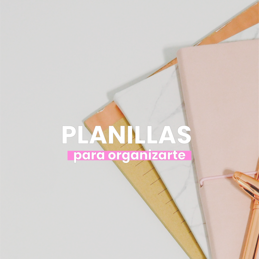 Kit Planillas para organizarte